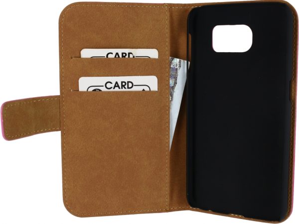 Mobilize Slim Wallet Book Case Samsung Galaxy S6 Fuchsia