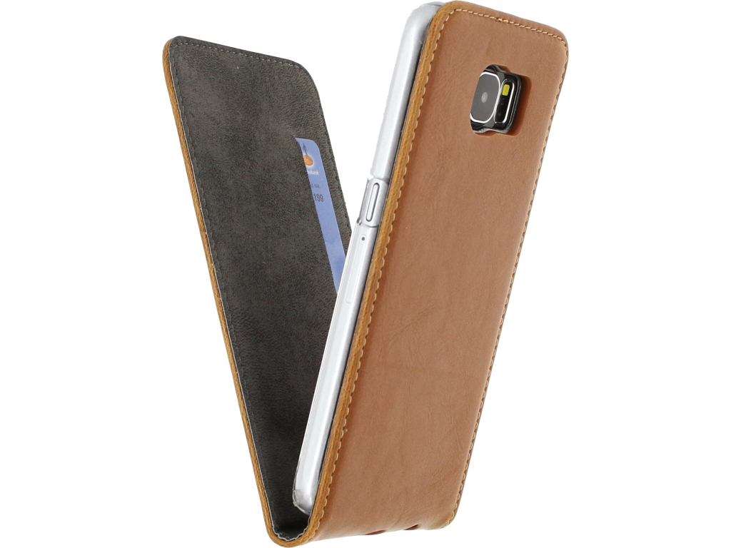 Mobilize Premium Magnet Flip Case Samsung Galaxy S6 Brown