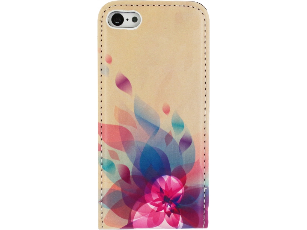 Mobilize Premium Magnet Flip Case Apple iPhone 5C Fire Flower
