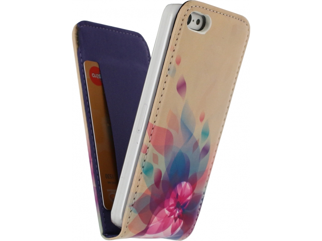 Mobilize Premium Magnet Flip Case Apple iPhone 5C Fire Flower