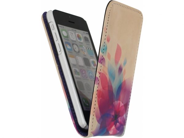 Mobilize Premium Magnet Flip Case Apple iPhone 5C Fire Flower