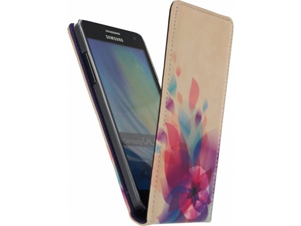 Mobilize Premium Magnet Flip Case Samsung Galaxy A5 Fire Flower