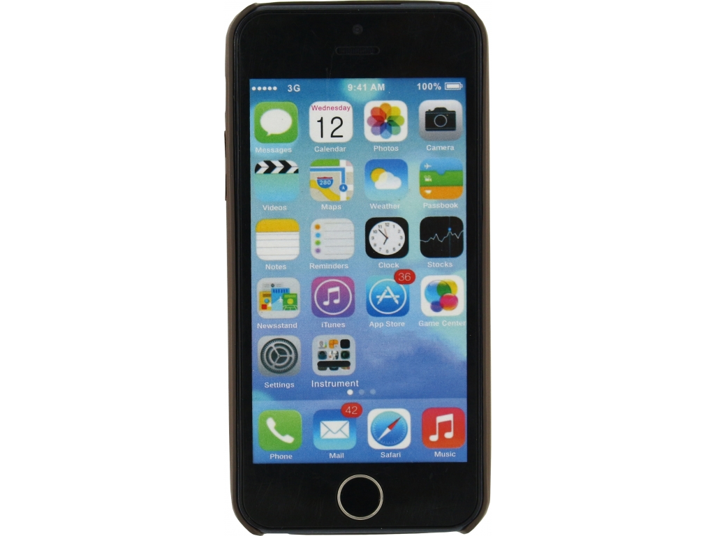 Mobilize Slim Leather Case Apple iPhone 5/5S/SE Brown