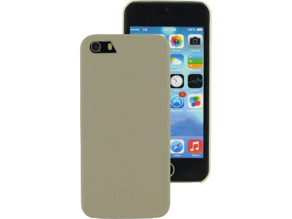 Mobilize Slim Leather Case Apple iPhone 5/5S/SE Creamy White