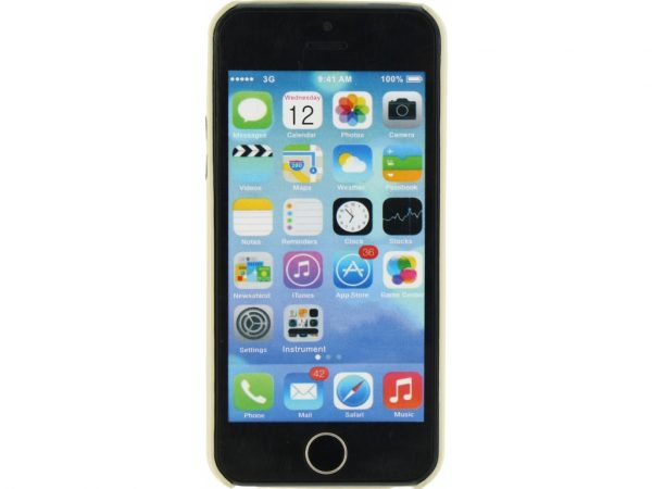 Mobilize Slim Leather Case Apple iPhone 5/5S/SE Creamy White