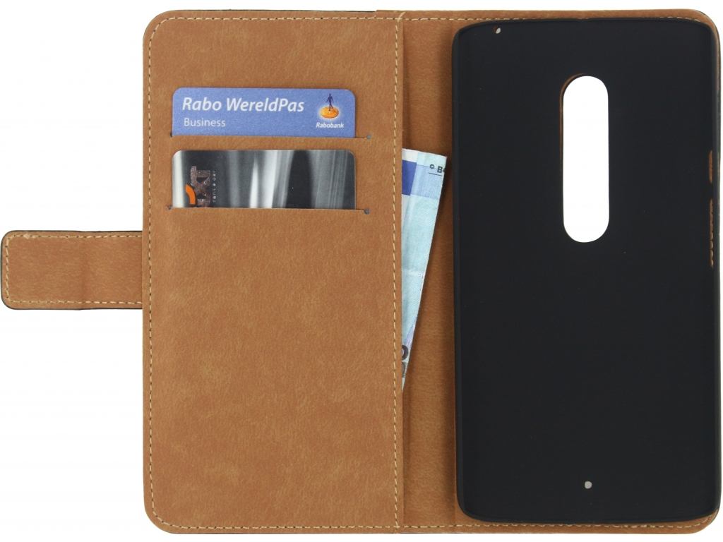 Mobilize Classic Wallet Book Case Motorola Moto X Play Black