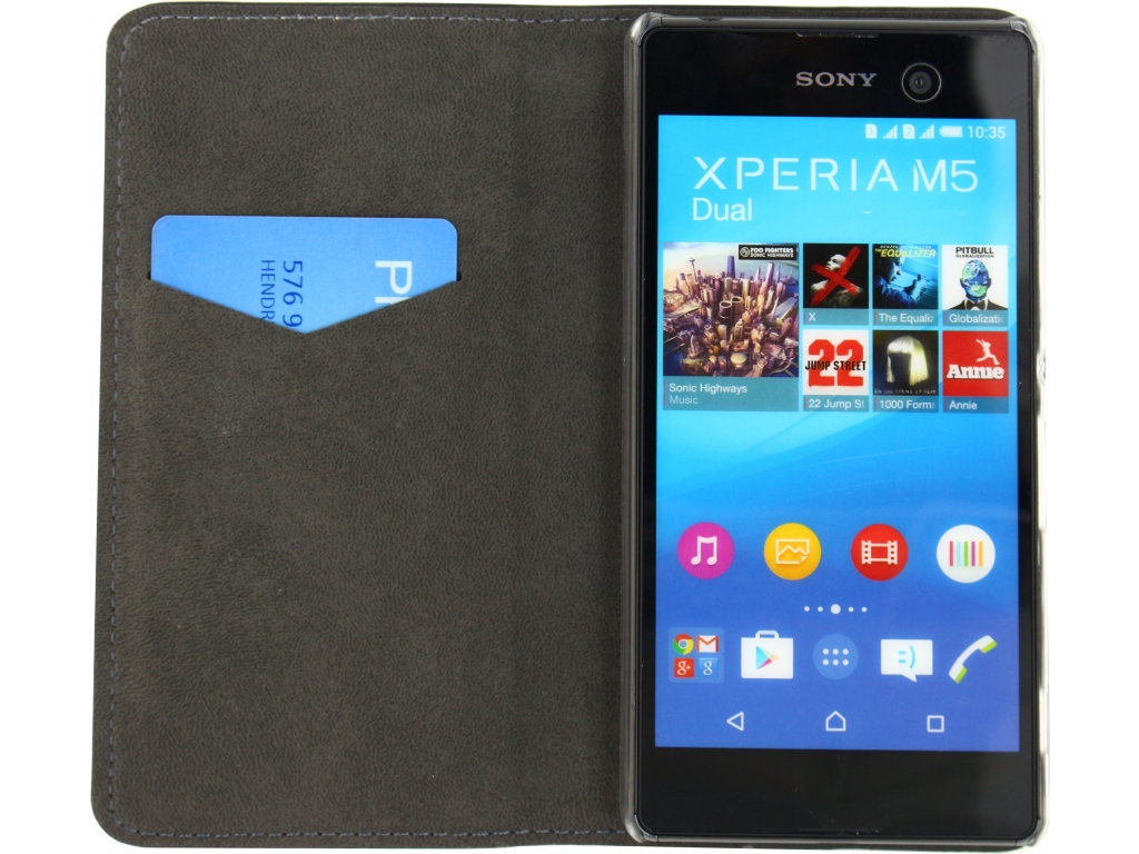 Mobilize Premium Magnet Book Case Sony Xperia M5 Black