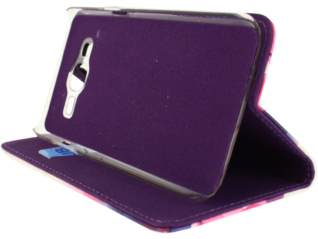 Mobilize Premium Magnet Book Case Samsung Galaxy J5 Fire Flower