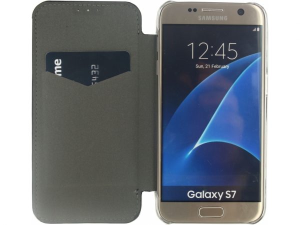 Mobilize Slim Booklet Samsung Galaxy S7 Solid Black