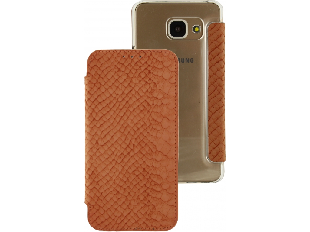 Mobilize Slim Booklet Samsung Galaxy S7 Edge Soft Snake Apricot