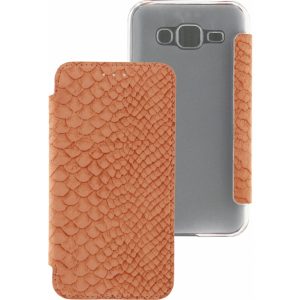 Mobilize Slim Booklet Samsung Galaxy J5 Soft Snake Apricot