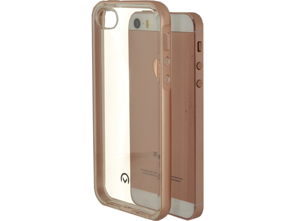 Mobilize Gelly+ Case Apple iPhone 5/5S/SE Clear/Rose Gold