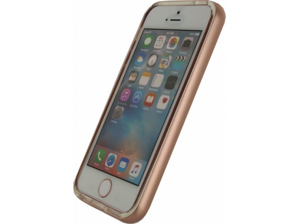 Mobilize Gelly+ Case Apple iPhone 5/5S/SE Clear/Rose Gold