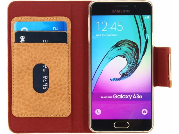 Mobilize Detachable Wallet Book Case Samsung Galaxy A3 2016 Terracotta with Copper Closing