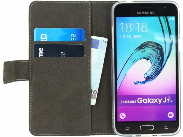 Mobilize Classic Gelly Wallet Book Case Samsung Galaxy J3 2016 White