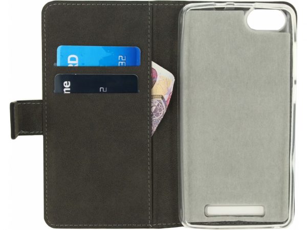 Mobilize Classic Gelly Wallet Book Case Wiko Lenny3 Black
