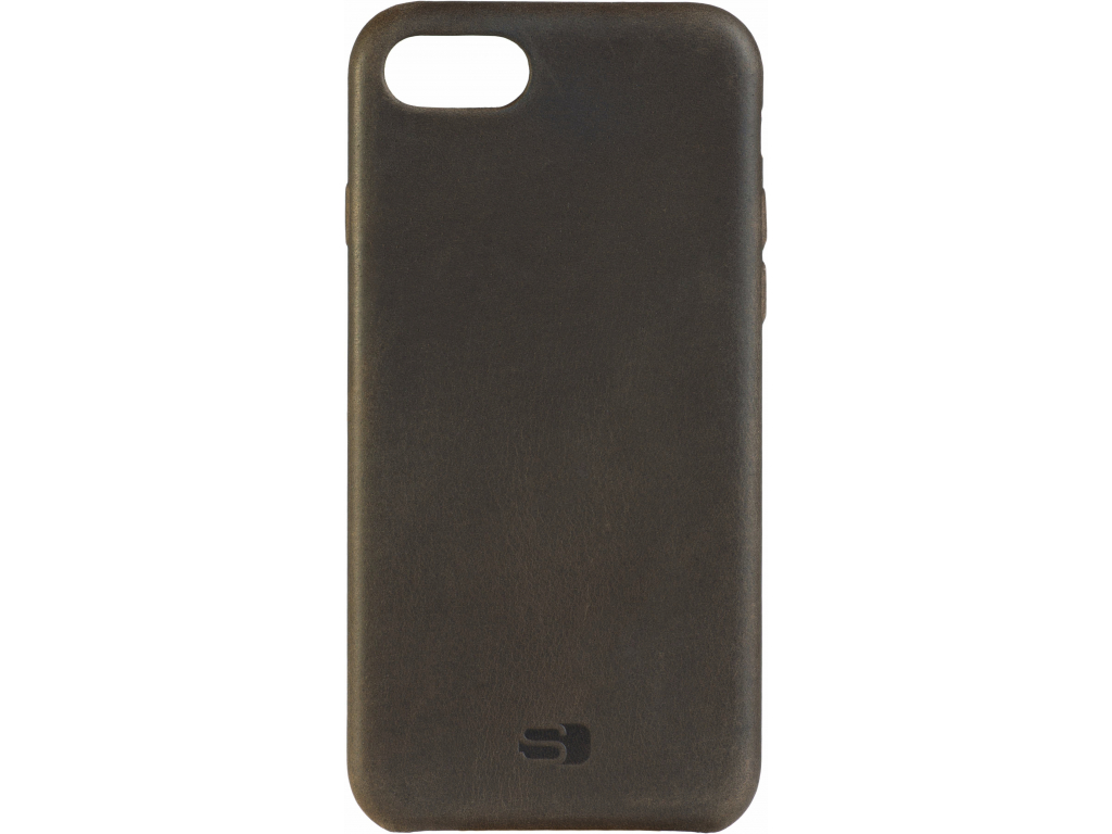 Senza Raw Leather Cover Apple iPhone 7/8 Chestnut Brown