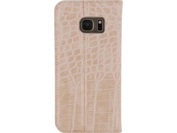 Mobilize Premium Gelly Book Case Samsung Galaxy S7 Alligator Coral Pink