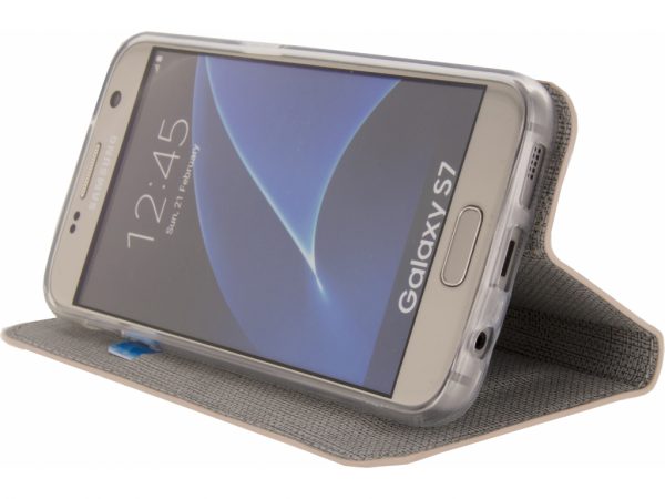 Mobilize Premium Gelly Book Case Samsung Galaxy S7 Alligator Coral Pink