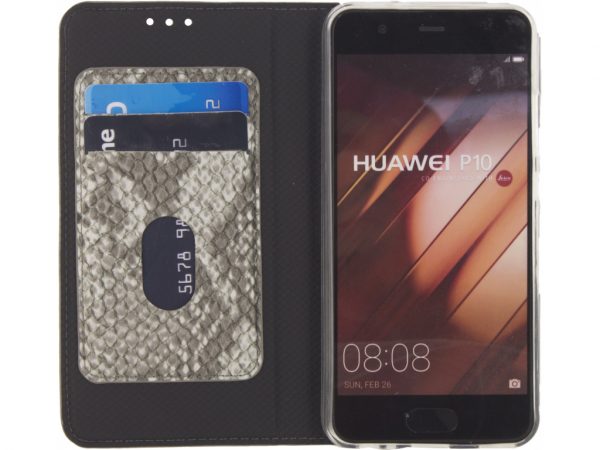 Mobilize Special Premium Gelly Book Case Huawei P10 Snake Black