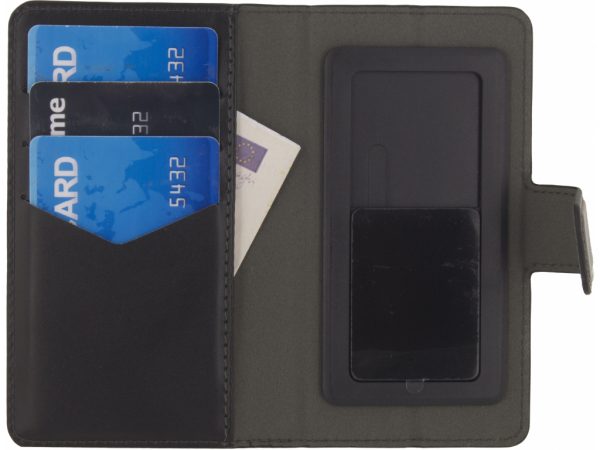 Mobilize Classic Universal Wallet Book Case L Black