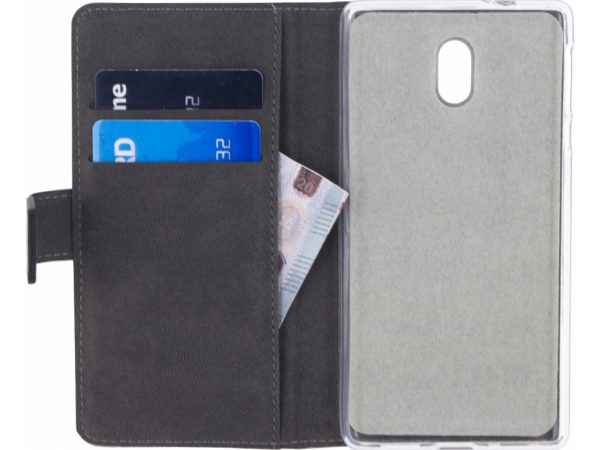 Mobilize Classic Gelly Wallet Book Case Nokia 3 Black
