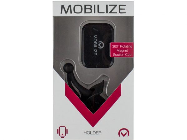 Mobilize Universal Magnet Windshield & Dashmount Car Holder Black