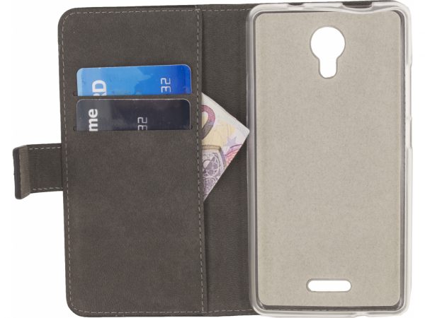 Mobilize Classic Gelly Wallet Book Case Wiko Jerry 2 Black