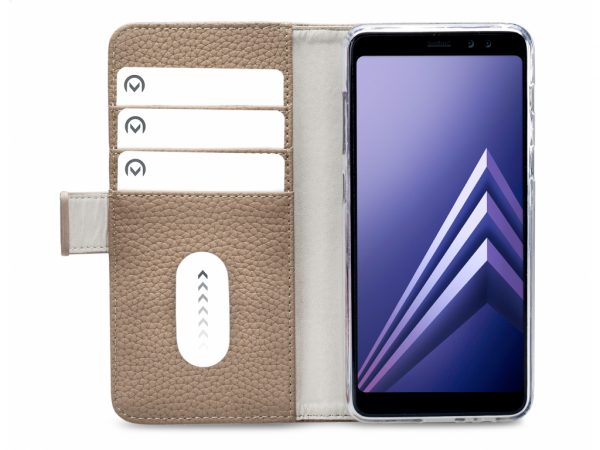 Mobilize Elite Gelly Wallet Book Case Samsung Galaxy A8 2018 Taupe