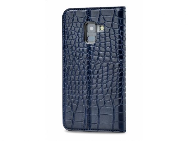 Mobilize Premium Gelly Book Case Samsung Galaxy A8 2018 Alligator Indigo Blue