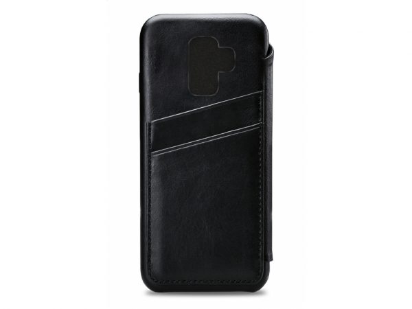 Senza Pure Skinny Leather Wallet Samsung Galaxy S9 Deep Black