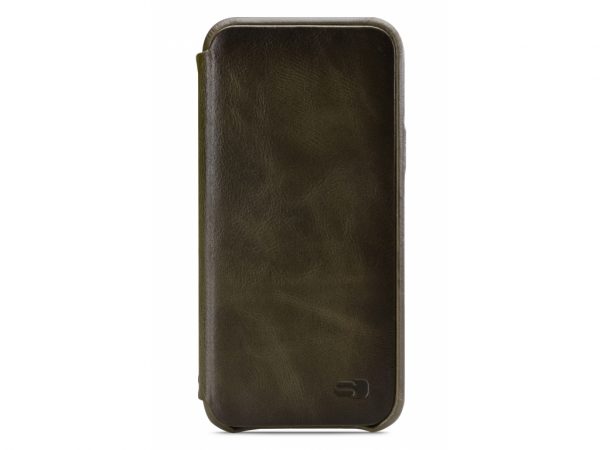 Senza Desire Skinny Leather Wallet Samsung Galaxy S9 Burned Olive
