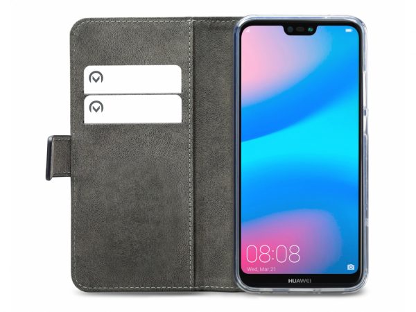 Mobilize Classic Gelly Wallet Book Case Huawei P20 Lite Black
