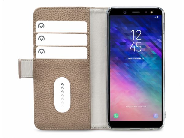 Mobilize Elite Gelly Wallet Book Case Samsung Galaxy A6 2018 Taupe