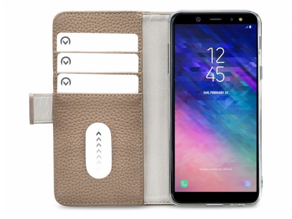 Mobilize Elite Gelly Wallet Book Case Samsung Galaxy A6+ 2018 Taupe