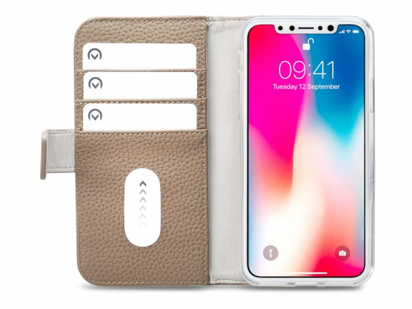 Mobilize Elite Gelly Wallet Book Case Apple iPhone Xs Max Taupe