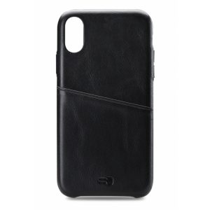 Senza Pure Leather Cover with Card Slot Apple iPhone XR Deep Black