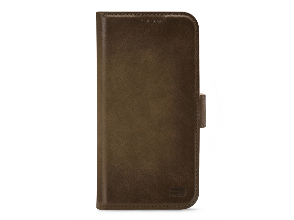 Senza Desire Leather Wallet Apple iPhone Xs Max Burned Olive