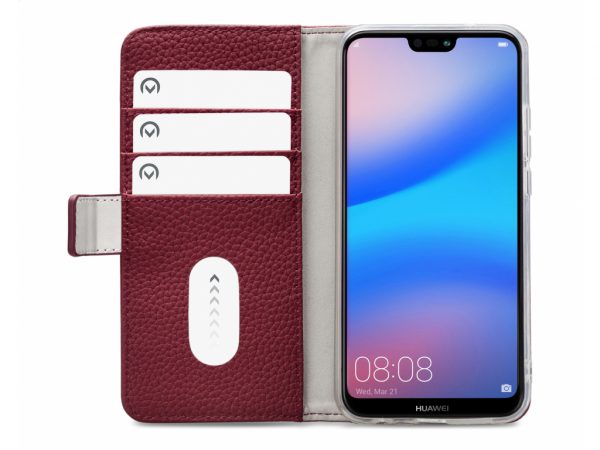Mobilize Elite Gelly Wallet Book Case Huawei P20 Lite Burgundy
