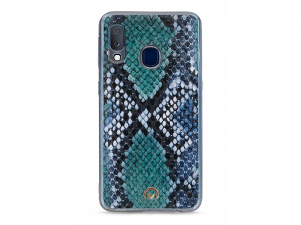 Mobilize 2in1 Gelly Velvet Clutch for Samsung Galaxy A20e Royal Blue Snake