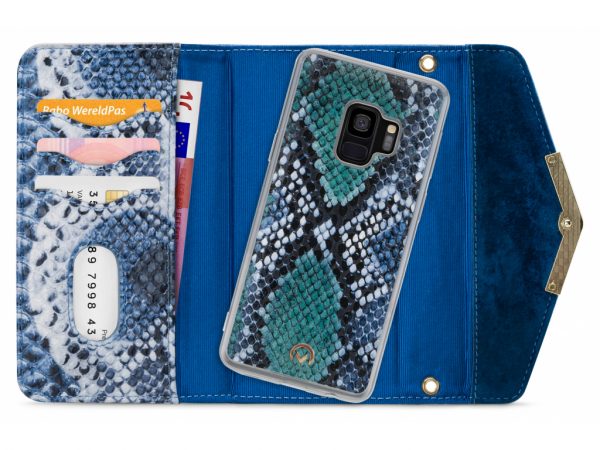 Mobilize 2in1 Gelly Velvet Clutch for Samsung Galaxy S9 Royal Blue Snake