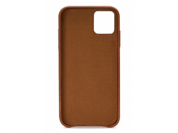 Senza Desire Leather Cover with Card Slot Apple iPhone 11 Pro Max Burned Cognac