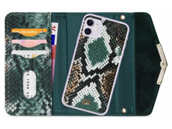 Mobilize 2in1 Gelly Velvet Clutch for Apple iPhone 11 Green Snake