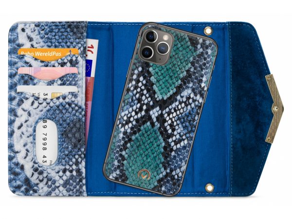 Mobilize 2in1 Gelly Velvet Clutch for Apple iPhone 11 Pro Max Royal Blue Snake