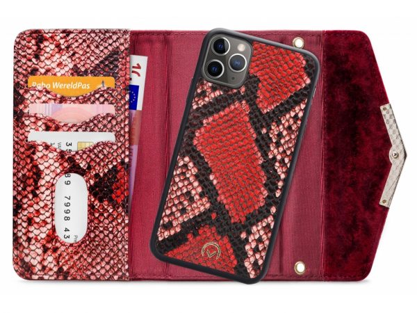 Mobilize 2in1 Gelly Velvet Clutch for Apple iPhone 11 Pro Max Red Snake
