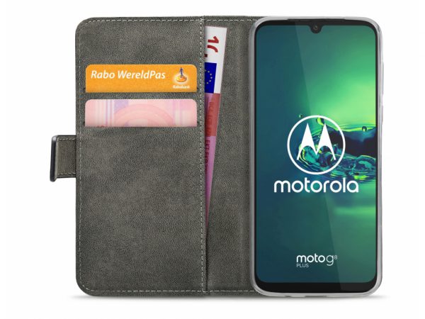 Mobilize Classic Gelly Wallet Book Case Motorola Moto G8 Plus Black