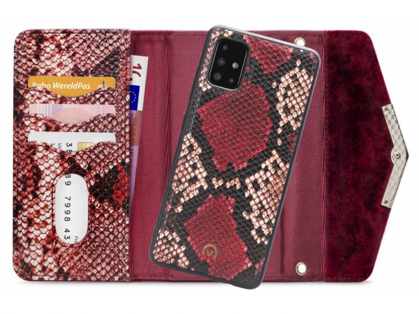 Mobilize 2in1 Gelly Velvet Clutch for Samsung Galaxy A51 Red Snake