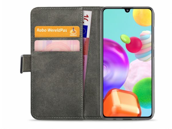 Mobilize Classic Gelly Wallet Book Case Samsung Galaxy A41 Black
