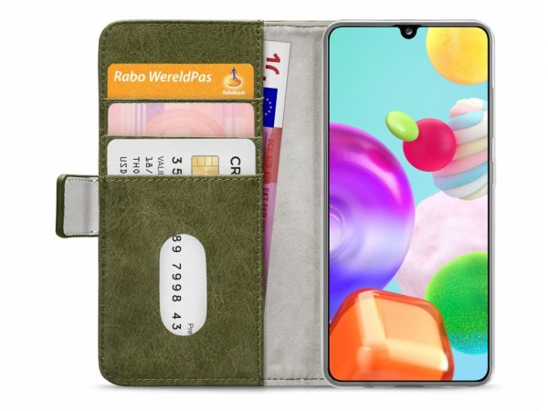 Mobilize Elite Gelly Wallet Book Case Samsung Galaxy A41 Green