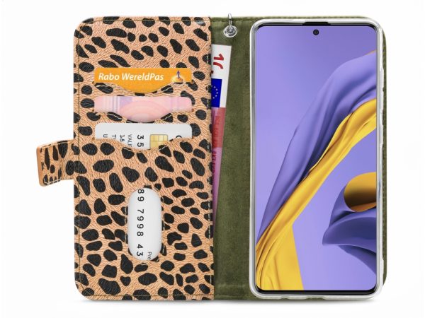 Mobilize 2in1 Magnet Zipper Case Samsung Galaxy A51 Olive/Leopard